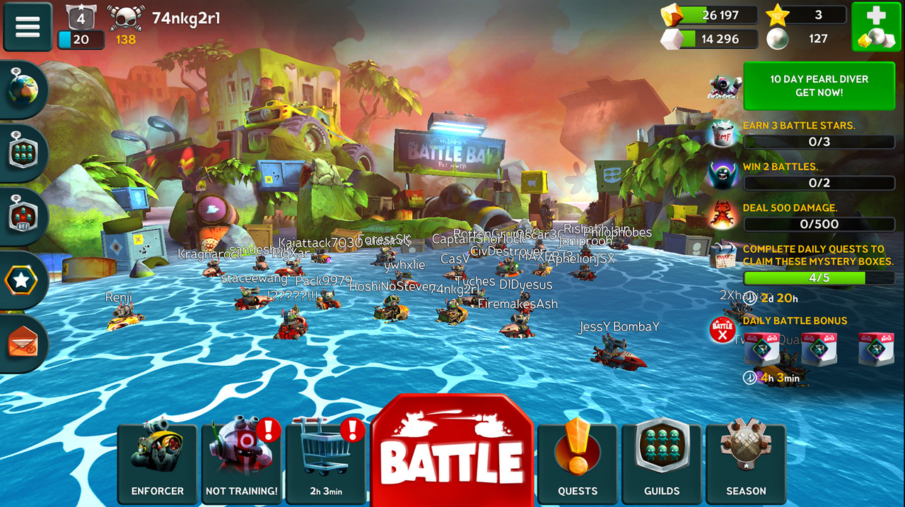 Battle Bay mod phiên bản mới